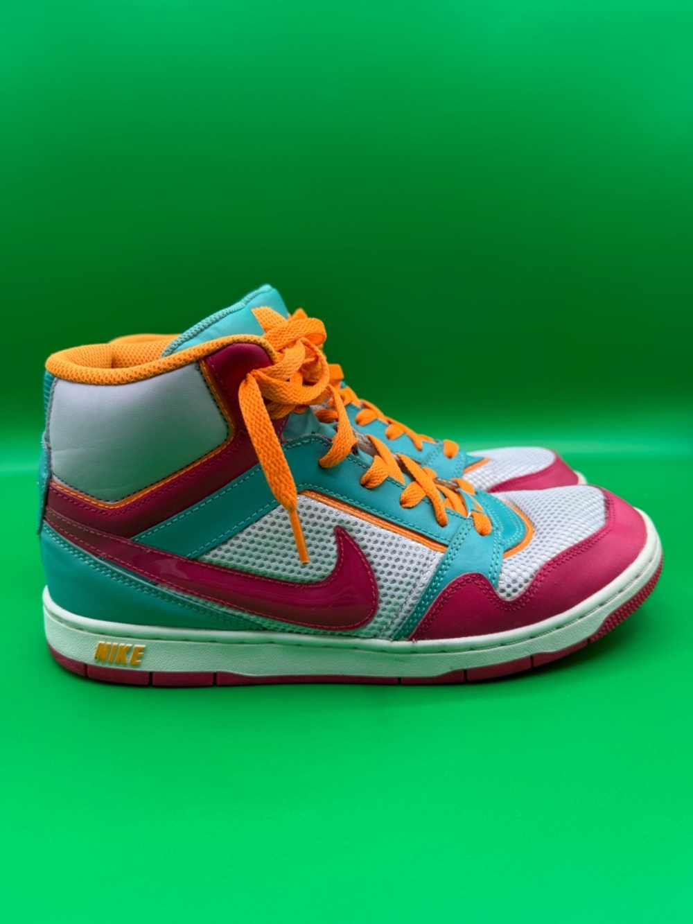 NIKE Prestige 3 Skinny High Women’s Pink Green Orange 551649-564